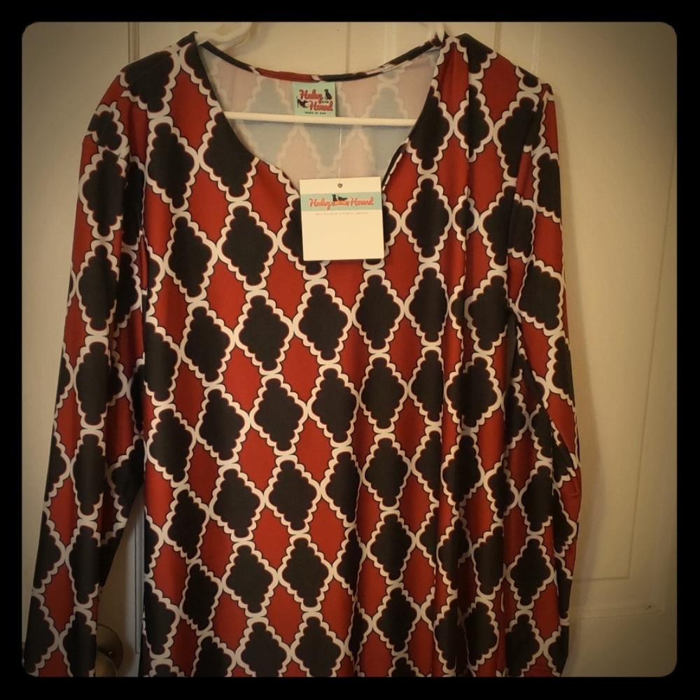 Haley and Hound Garnet Gameday Dress